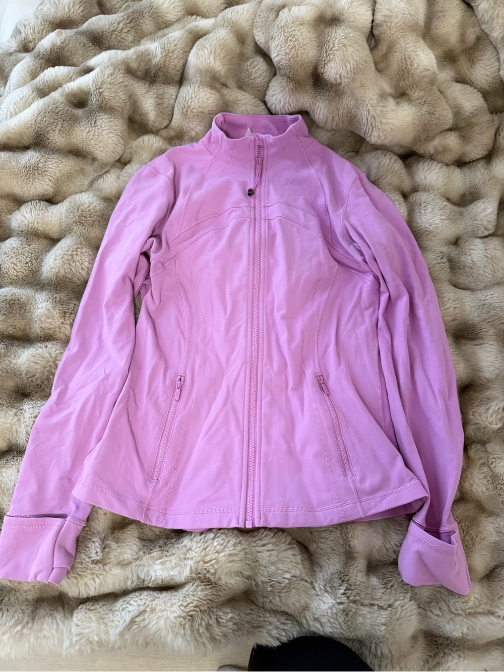 lululemon athletica Light Pink Full-Zip Utility Jacket